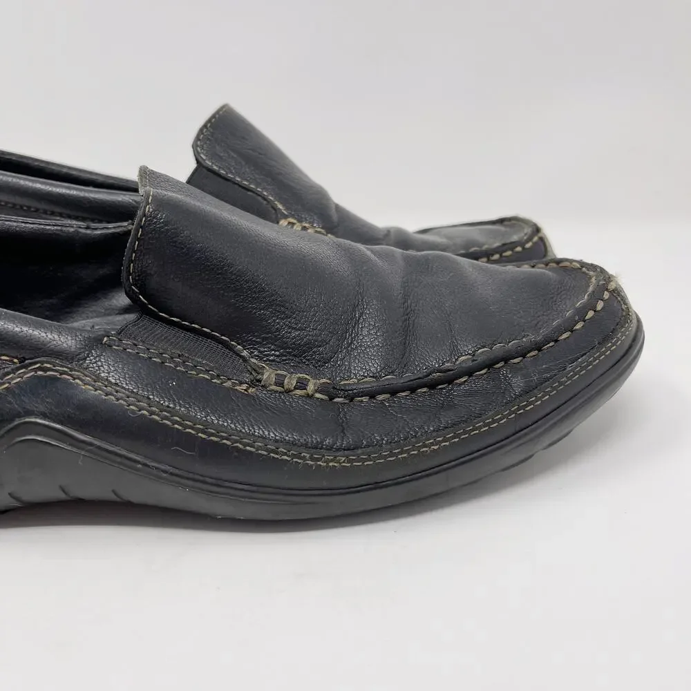 Cole Haan Mens Size 10 Black Tucker Venetian Loafer Slip On Comfort Casual Shoe